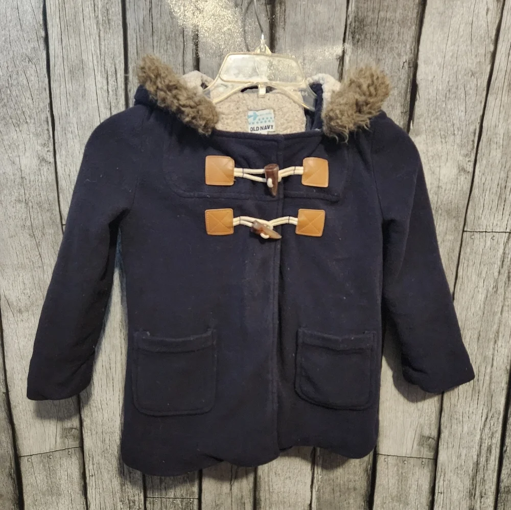 Old Navy Navy Blue Coat for‎ Girls